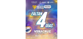 A cuatro días, Veracruz se alista para recibir el Tour Mundial de Voleibol de Playa
