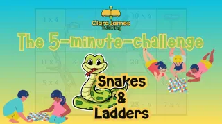 The 5-minute-challenge snakes & ladders game