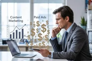 Content Marketing vs Paid Ads for Service Businesses