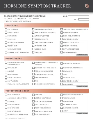 Hormone Symptoms Tracker
