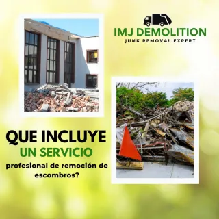  ¿Qué incluye un servicio de remoción de escombros profesional?