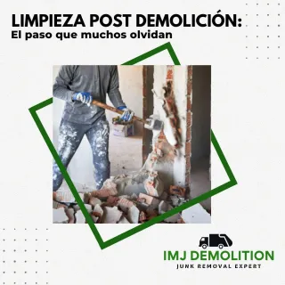 Limpieza post demolición: el paso que muchos olvidan