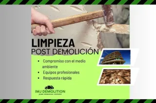 Limpieza post demolición