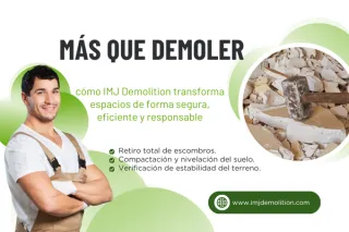 Más que demoler