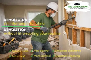 Demolición en propiedades ocupadas