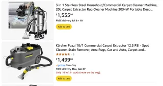 Shop Top 13 Commercial Carpet Cleaners