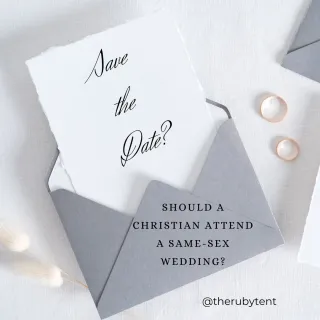 Should a Christian attend a same-sex wedding?
