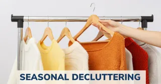 6 Steps to Stress-Free Seasonal Decluttering