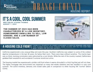 Orange County Housing Report – July 2023