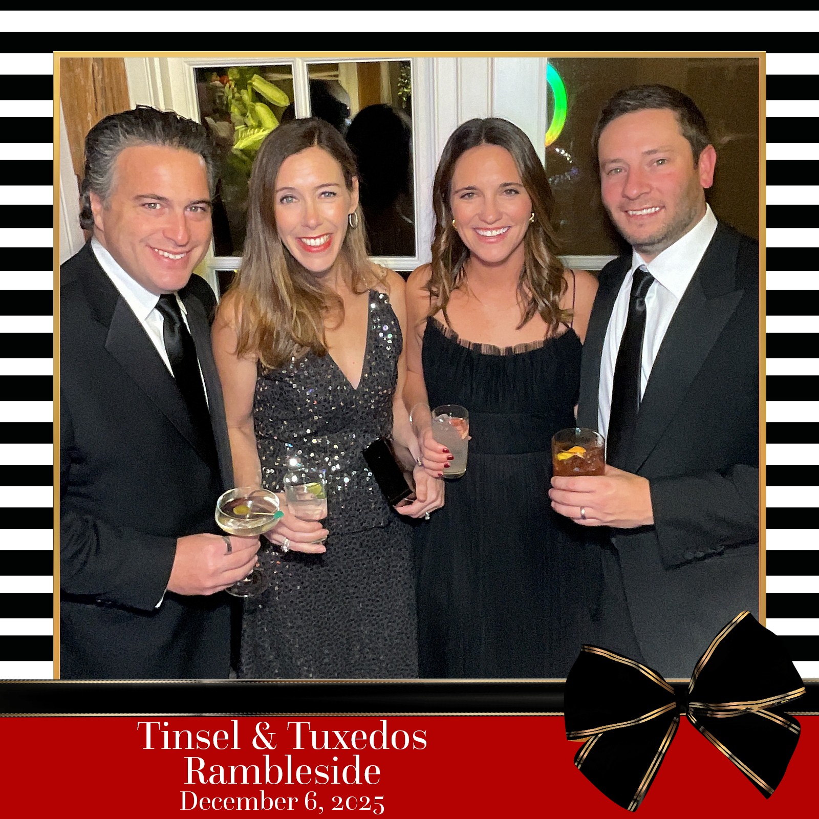 Roaming Photo Booth for Private Residence Holiday Party | Greenwich CT and NY Event Photography