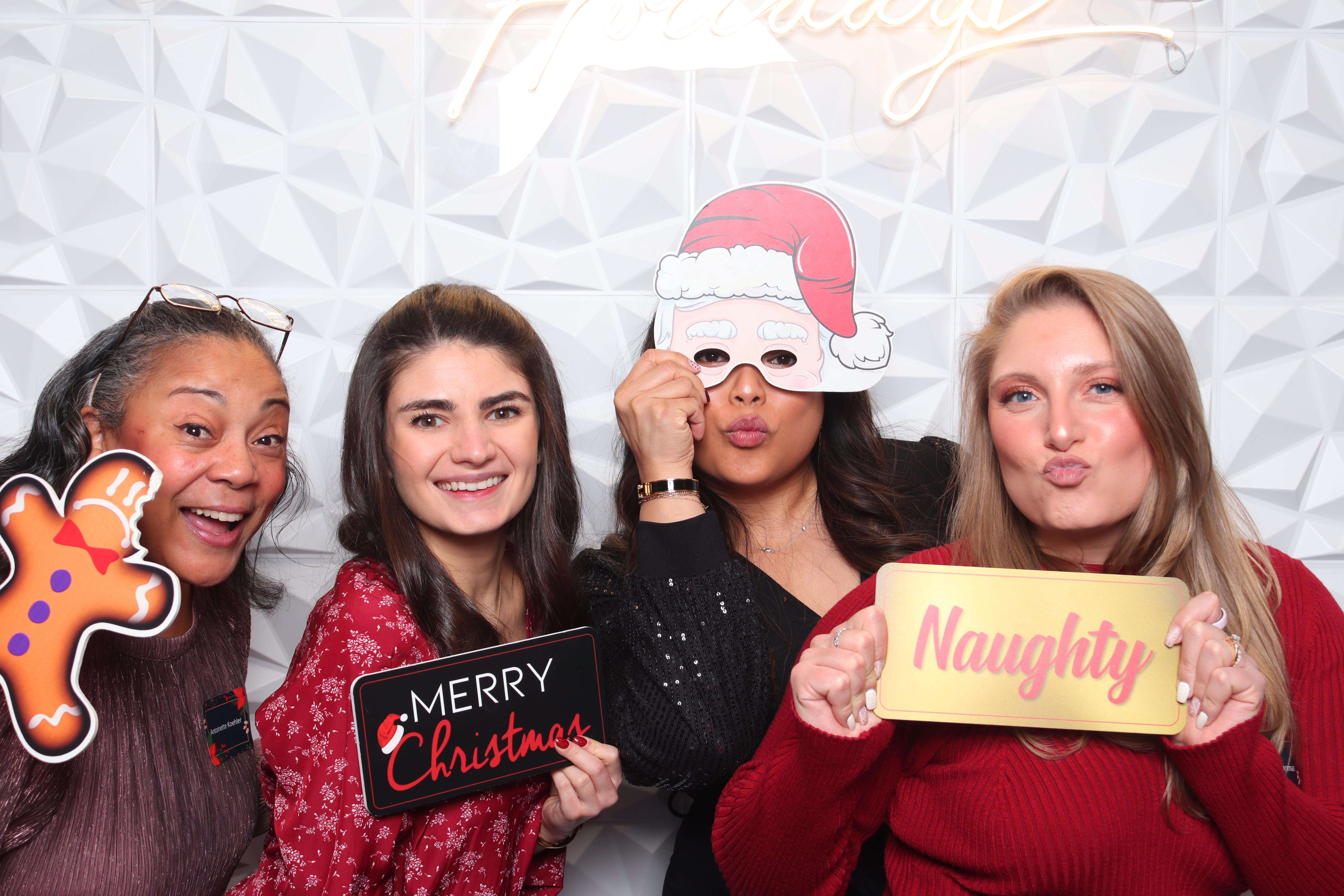 Corporate Holiday Photo Booth at The Loading Dock in Stamford, CT