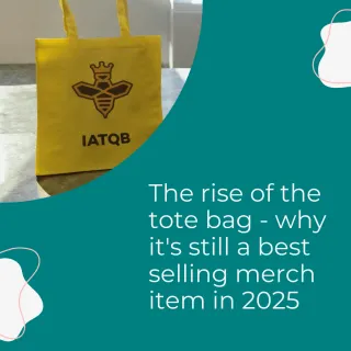 The rise of the tote bag - why it's still a best selling merch item in 2025