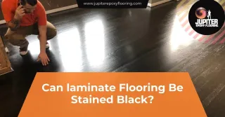 Can Laminate Flooring Be Stained Black?