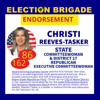 #86 State Committeewoman Christi Reeves-Tasker | Election Brigade Endorsement