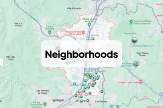 What neighborhoods should I look at in Medellín?