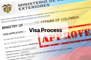 How do I get a visa to stay in Colombia?