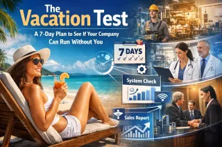 The Vacation Test: A 7-Day Plan to See If Your Company Can Run Without You
