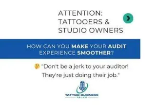Audit Survival Guide  Expert Tips & Tricks 1 for Tattooers -Tattoo Business Talks Ep Clip 7.1