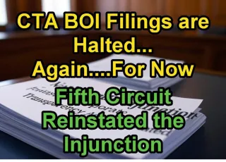 Nationwide Injunction Against the Corporate Transparency Act Reinstated