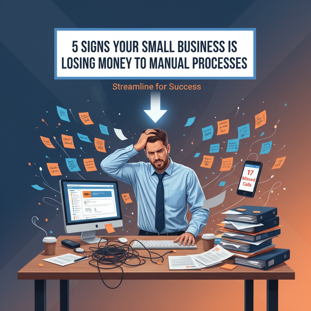 5 Signs Your Small Business Is Losing Money to Manual Processes