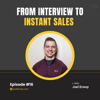 From Interview to Instant Sales | JES 16