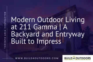 Modern Outdoor Living Renovation | Build 4 Outdoors