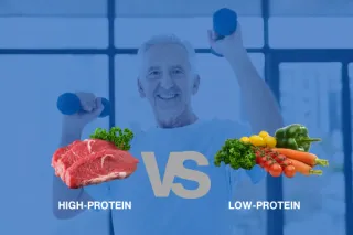 The Cases For and Against Dietary Protein for Healthy Aging