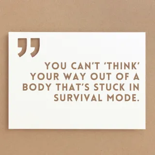 Why You Can’t Choose Differently When Your Body Is Burned Out