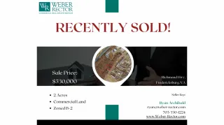 Recently Sold - Land in Fredericksburg
