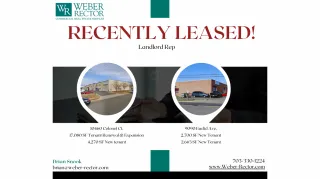 Recently Leased - Multiple Industrial Spaces