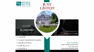 Just Listed! Rare Mixed Use Building
