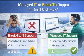What’s the Difference Between Managed IT and Break/Fix Support?