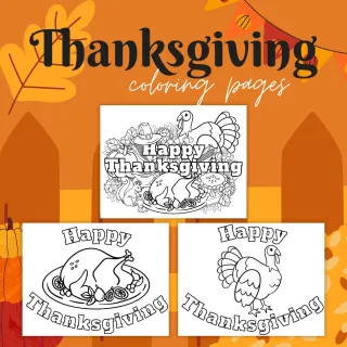 Get in the Holiday Spirit with these Festive Thanksgiving Coloring Pages!