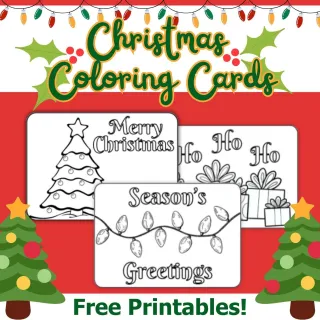 Holiday Fun for Kids: Free Printable Christmas Cards to Color