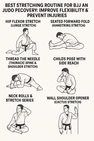 Best Stretching Routine for BJJ and Judo Recovery: Improve Flexibility & Prevent Injuries