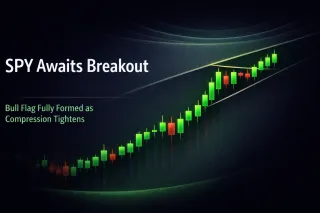 SPY Bull Flag Built — Market Awaits Breakout or Breakdown