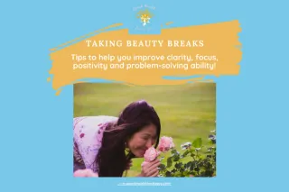 Taking Beauty Breaks-Tips to get clarity, improve your focus, develop a positive mindset and solve problems