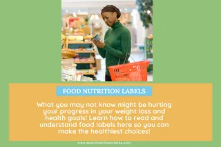 Reading Food Nutrition Labels 