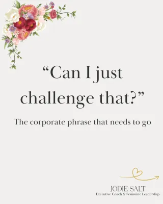 Can I just challenge that?
