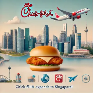 🍗 Singapore to Get First Chick-fil-A in $75M Expansion 🚀