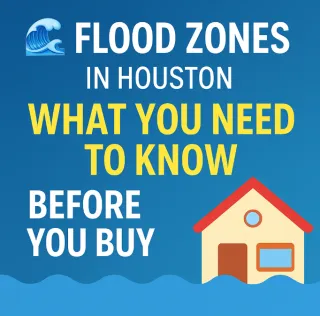 🌊 Houston Flood Zones Explained 🏠 What Buyers Need to Know Before Closing!