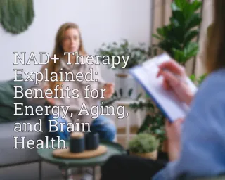NAD+ Therapy Explained: Benefits for Energy, Aging, and Brain Health