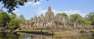 Besichtigung der Tempelanlage Angkor Thom und Bayon