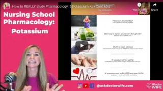 #36 - How to REALLY study Pharmacology: 5 Potassium Key Concepts