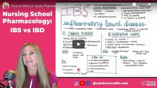 #37 - How to REALLY study Pharmacology: IBS v IBD Medications