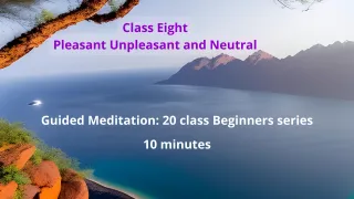 Class 8 of 20 : Pleasant, Unpleasant , Neutral