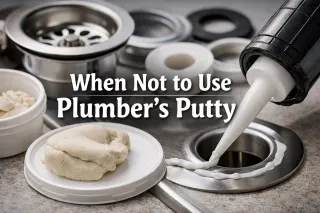 When Not to Use Plumber’s Putty (And What to Use Instead)