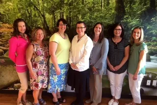 Integrative Medicine of Central New York, PC first staff photo during training!