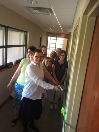 Integrative Medicine of Central New York, PC ribbon cutting for staff introduction and training!