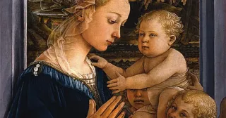 Madonna and Child with Two Angels